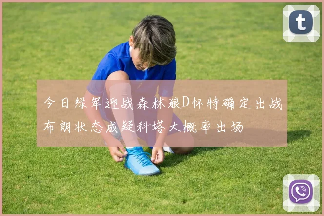 今日绿军迎战森林狼D怀特确定出战布朗状态成疑科塔大概率出场